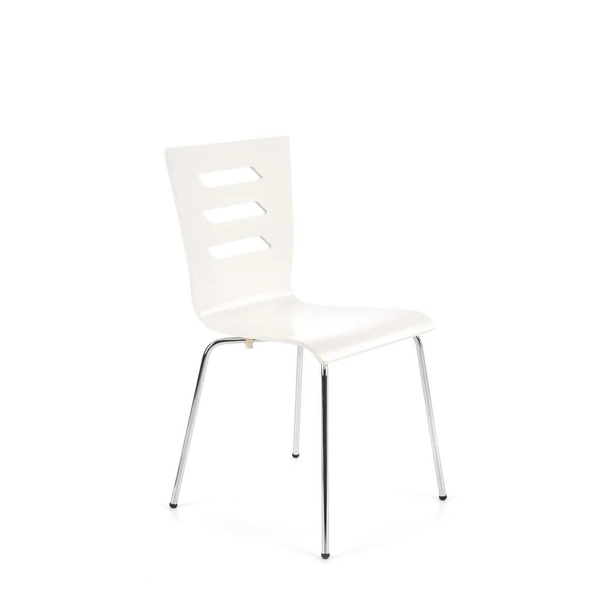 Krzesło ze sklejki K155 białe