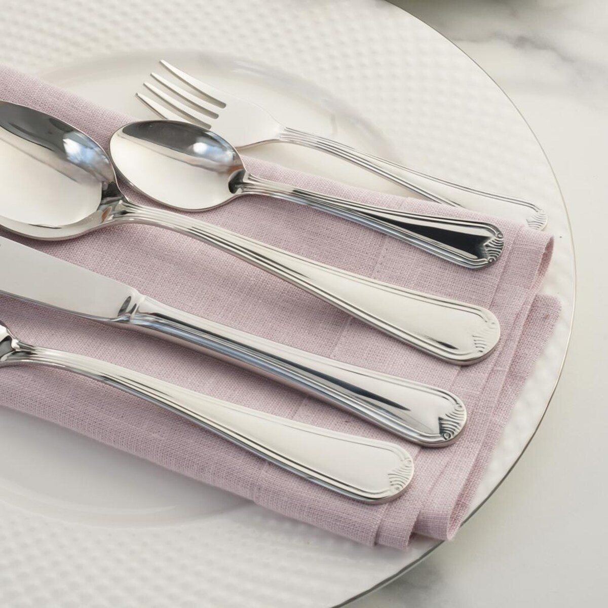 VILLA ITALIA Zestaw sztućców na 12 osób 72 elementy PRETORIA