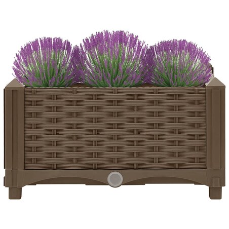 vidaXL Donica do podniesionej rabaty, 40x40x23 cm, polipropylen