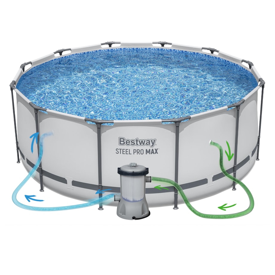 Basen ogrodowy stelażowy 366x122 Bestway 56420-M