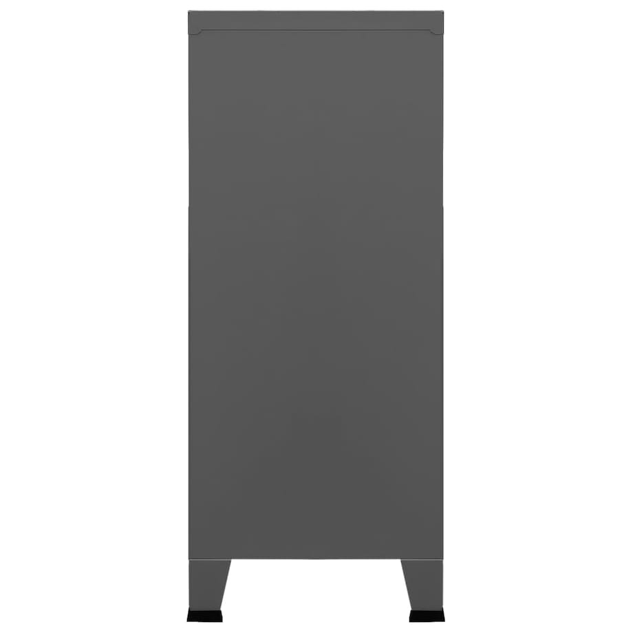 vidaXL Industrialna szafka, antracytowa, 90x40x100 cm, stalowa