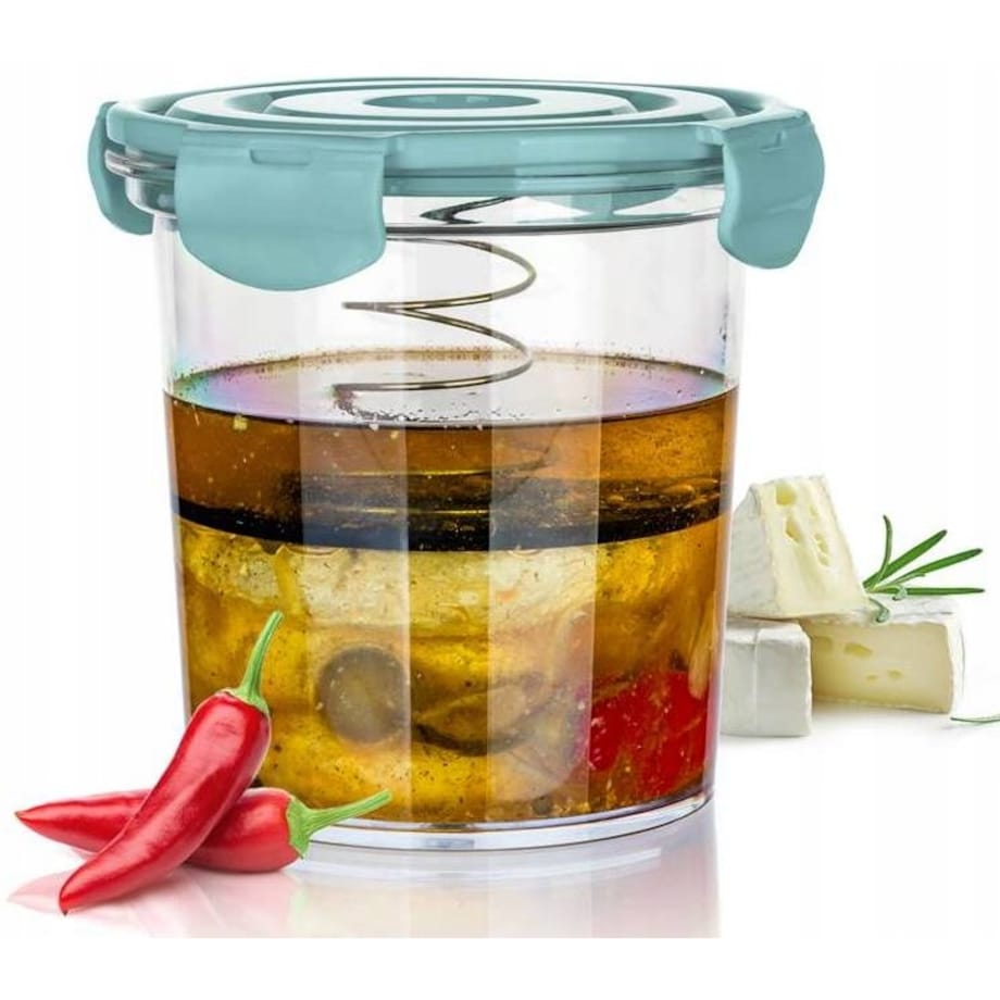 SŁOIK POJEMNIK na jedzenie ze sprężyną do kiszenia marynowania 4 L żywność