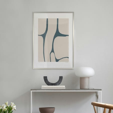 Srebrna ramka na zdjęcia 50x70 cm rama MDF ramki do zdjęć 70x50 cm FRAMAI®