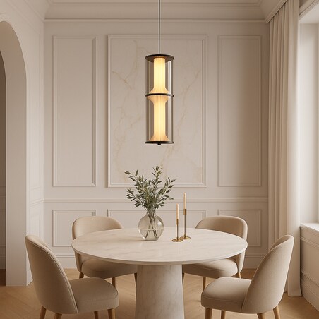 Lampa wisząca Light Prestige Aeris transparentny LED CCT 3000K/4000K/6000K (regulowana) 1 szt.