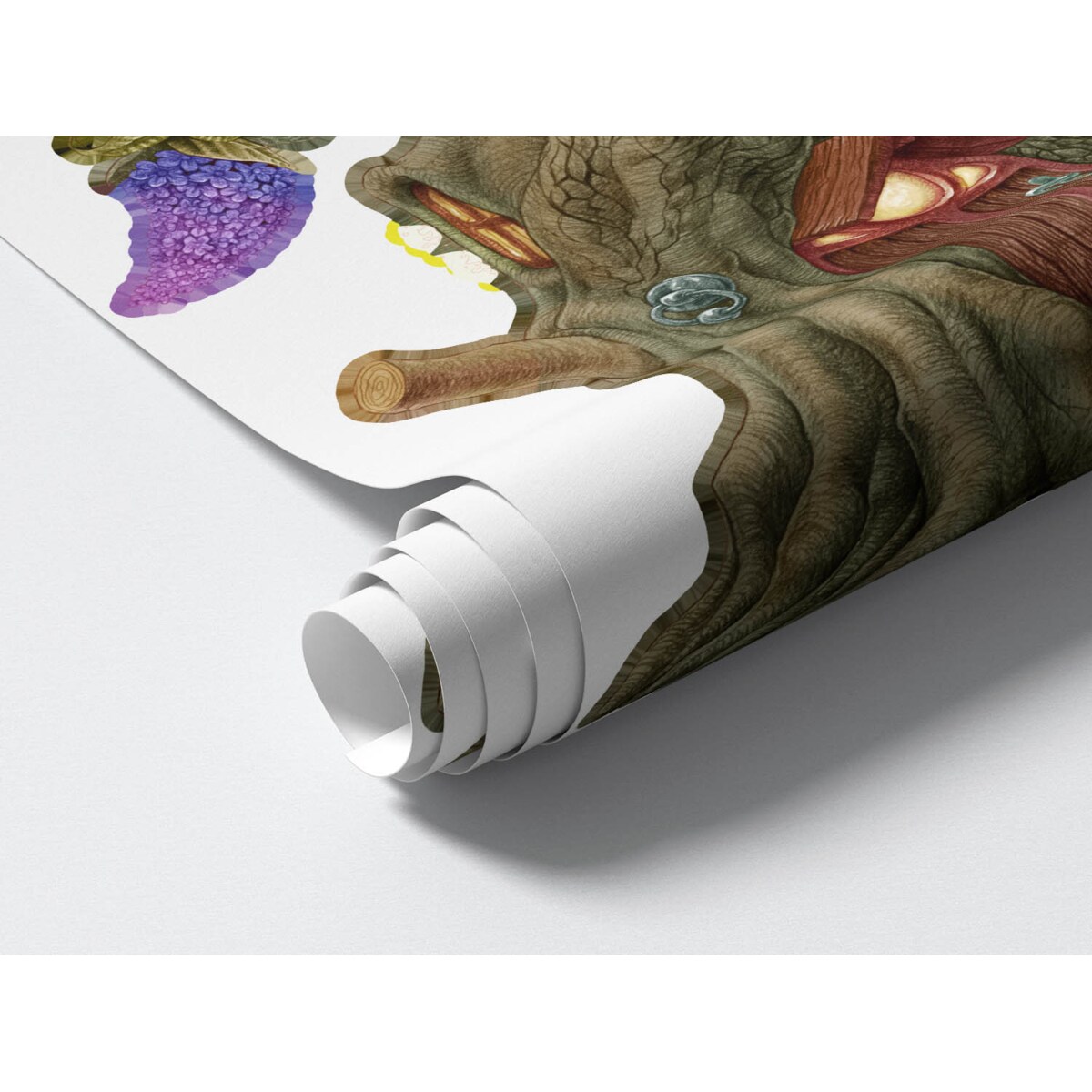 Zestaw naklejek na ścianę, Wróżkowy las, 60cm