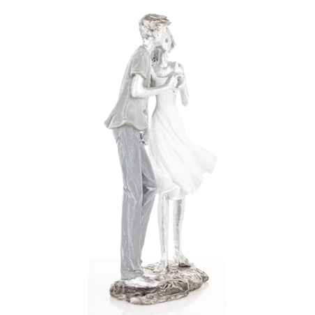 Dekoracja - figurka 24,5x14x7,5 cm PARA - dłonie pokazują serce