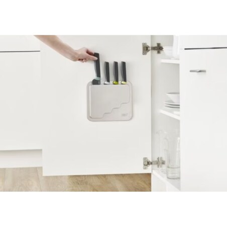 Zestaw noży Elevate w bloku na drzwiczki, 22 x 19 cm, Joseph Joseph