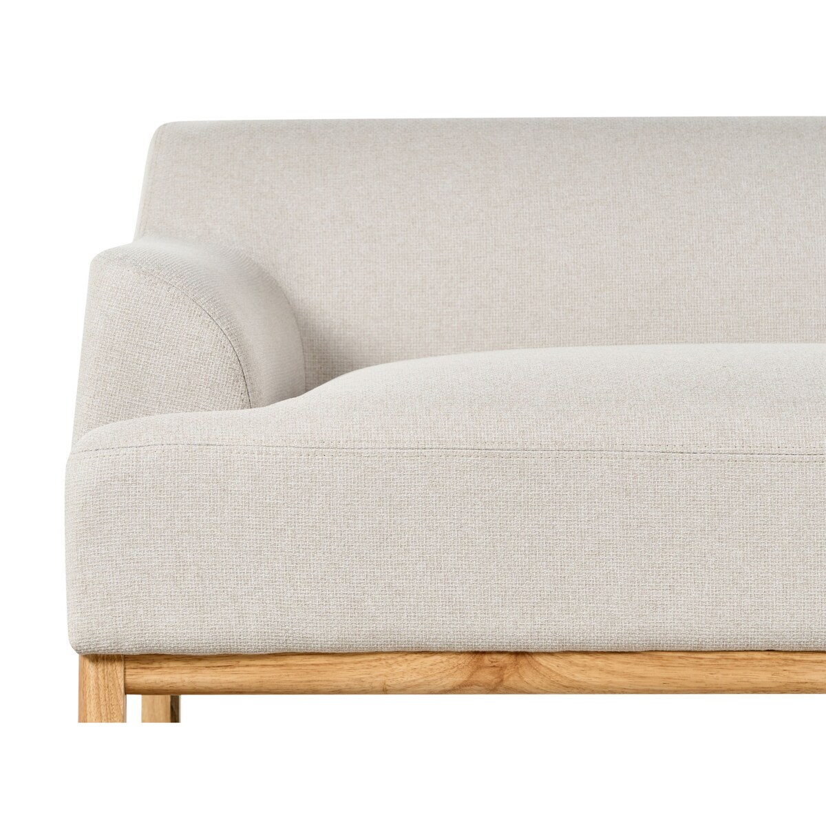 Sofa narożna lewostronna SOSJO Jasnobeżowy