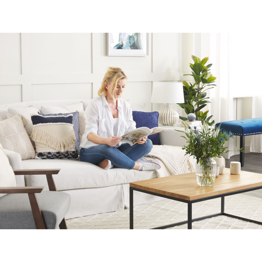 Stolik kawowy MDF Jasne drewno DELANO