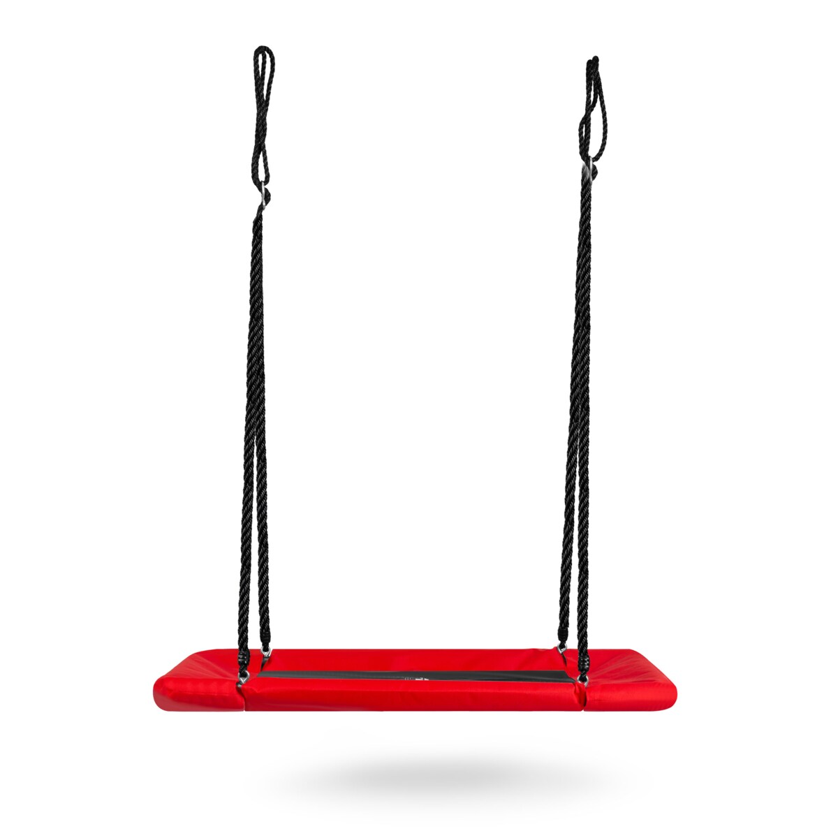 Huśtawka ogrodowa Neo-Sport bocianie gniazdo fotel wiszący 110x70 cm czarno-czerwona