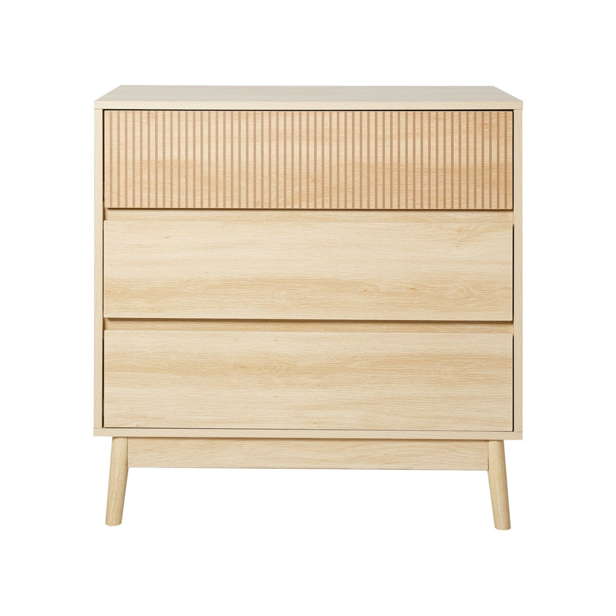 Komoda 3 szuflady jasne drewno WALES