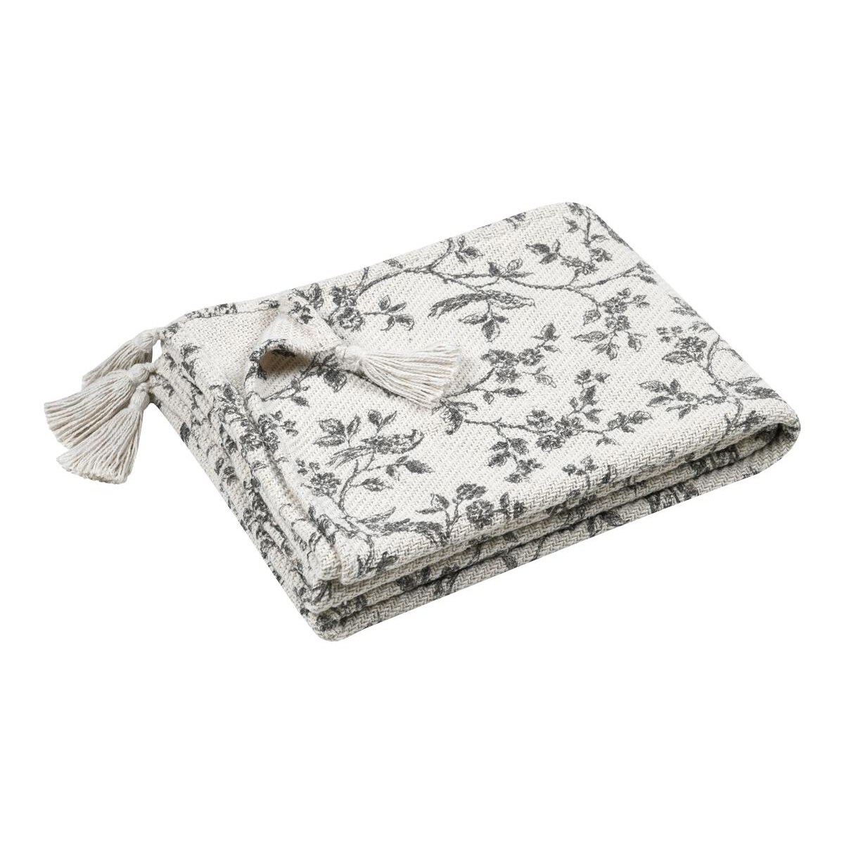 Narzuta pleciona CLARINE, 125 x 150 cm