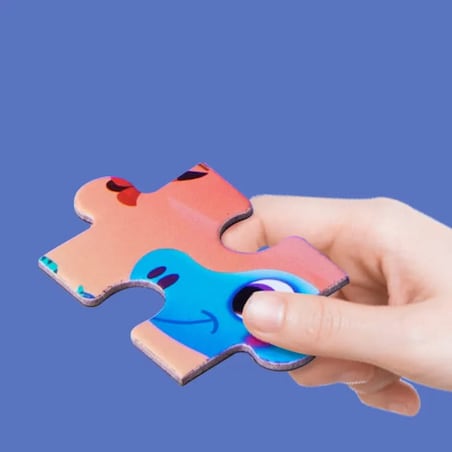 Puzzle magnetyczne - Poziom 3 - Małpka, Słoń, Hipopotam