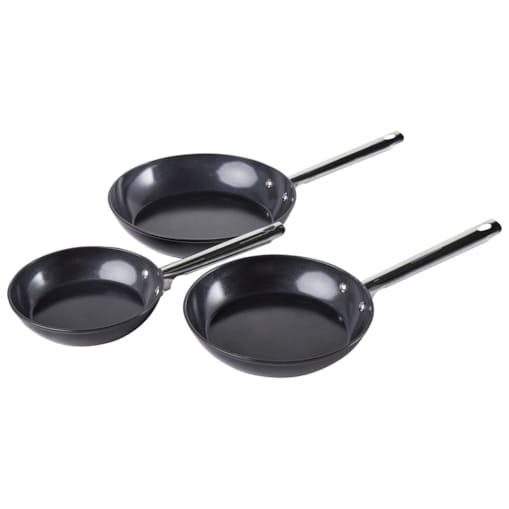 Zestaw 3 patelni ELITE PRO Czarny