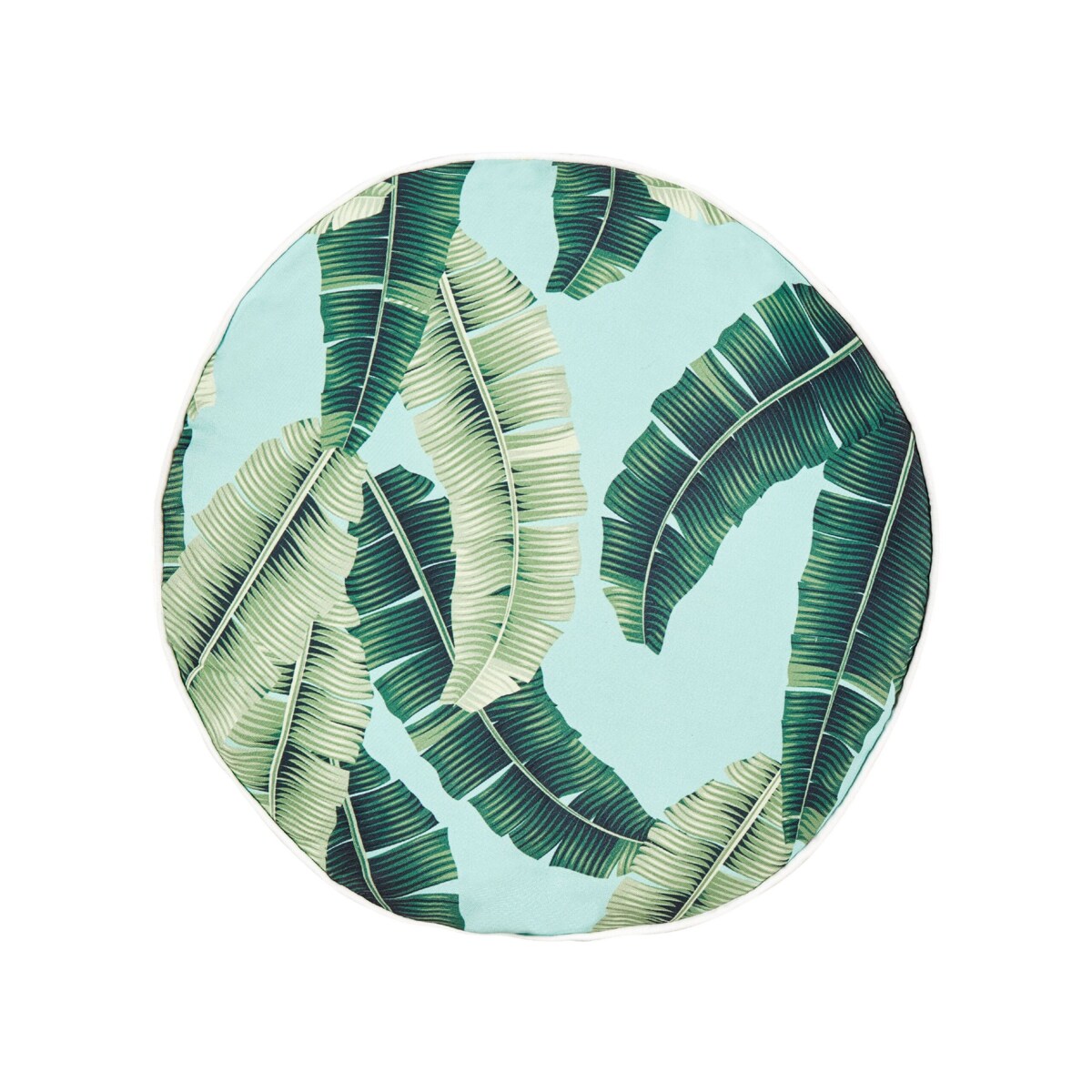 2 poduszki ogrodowe w liście 40 cm zielone BOISSANO