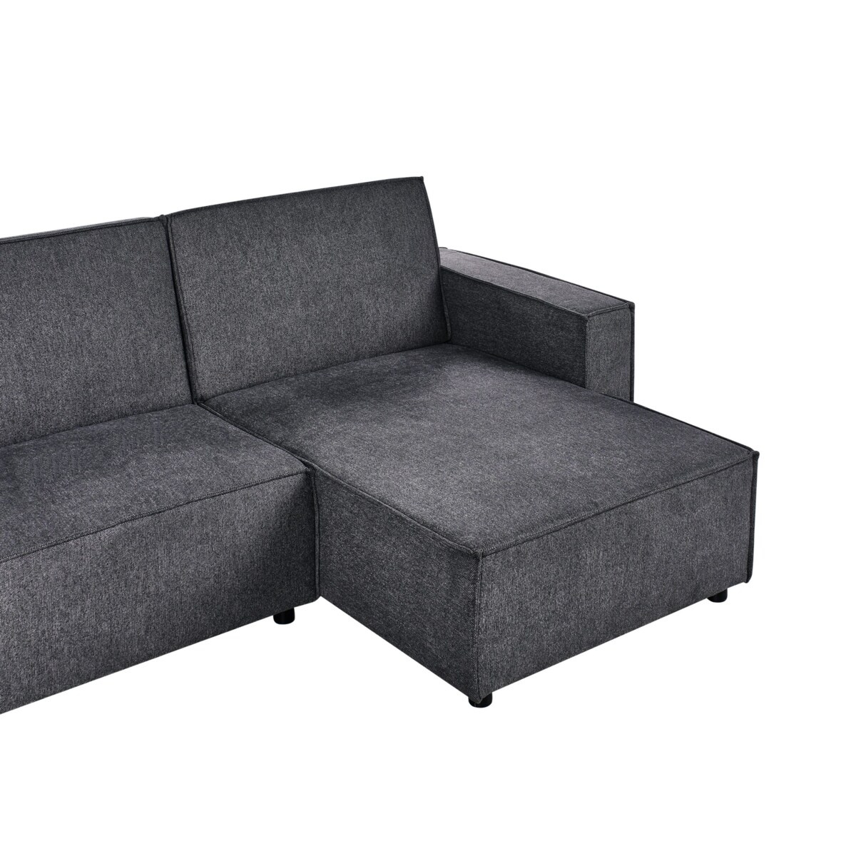 Narożnik lewostronny rozkładany grafitowy ROMEDAL II