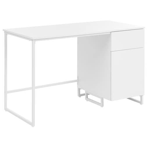 Biurko LEXTON 120 cm 60 cm Biały
