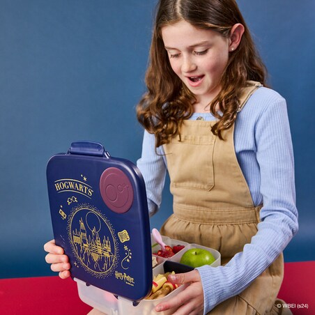 Harry Potter Lunchbox dla dzieci i dorosłych - śniadaniówka z przegródkami i wkładem chłodzącym b.box