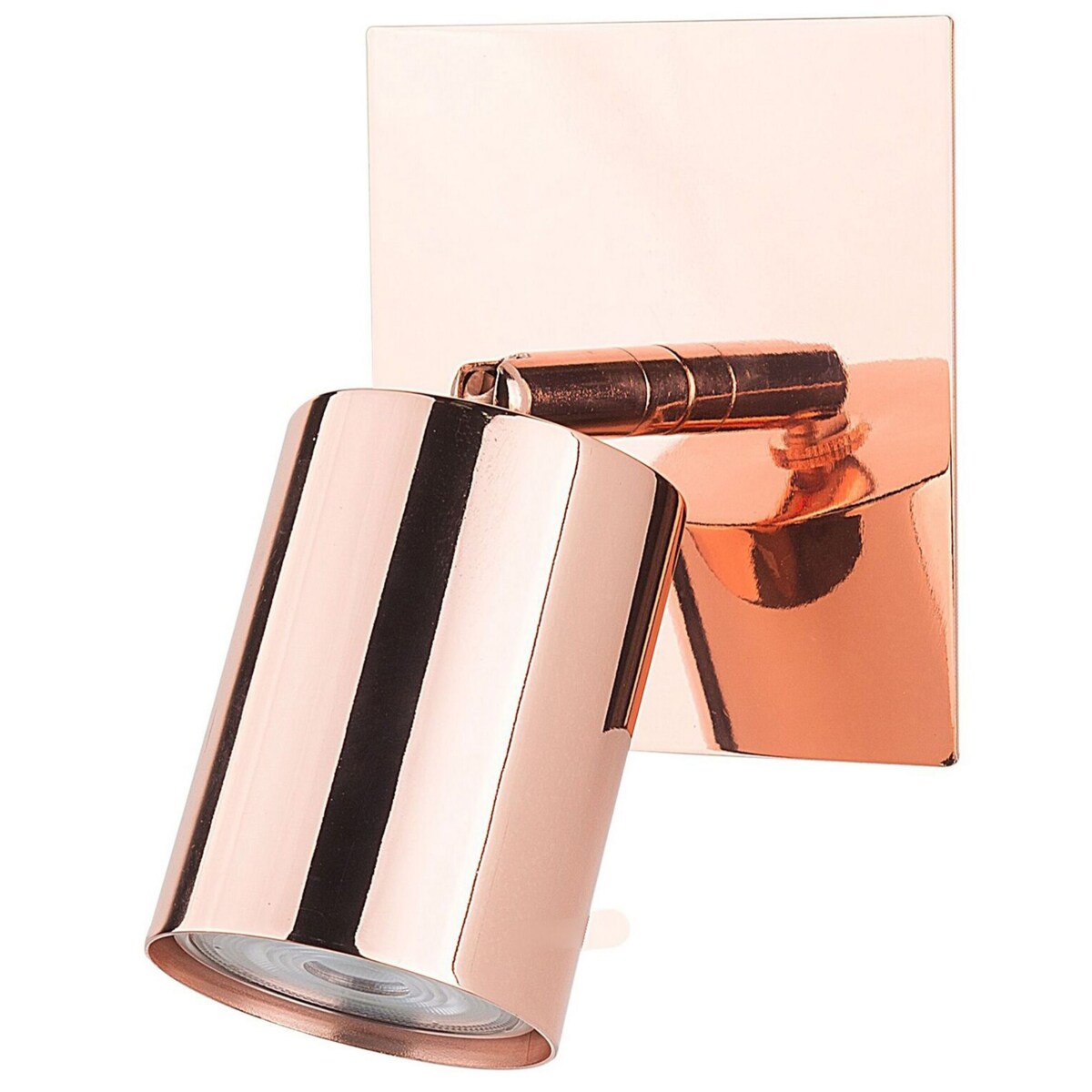 Zestaw 2 lamp spot metalowych miedziany TIGRIS