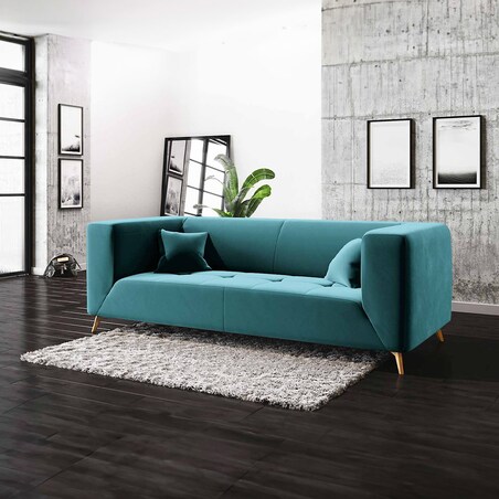Sofa 3-osobowa Toro - turkusowa