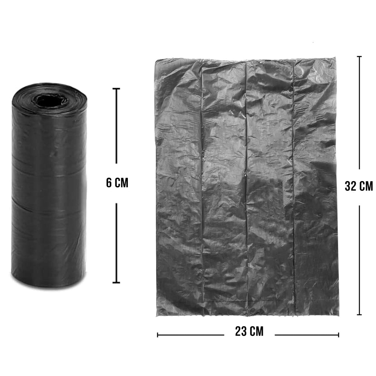 Woreczki Worki Na Psie Odchody 90 Worków 6 Rolek Biodegradowalne