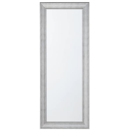 Lustro ścienne BUBRY 50 cm 130 cm Srebrny