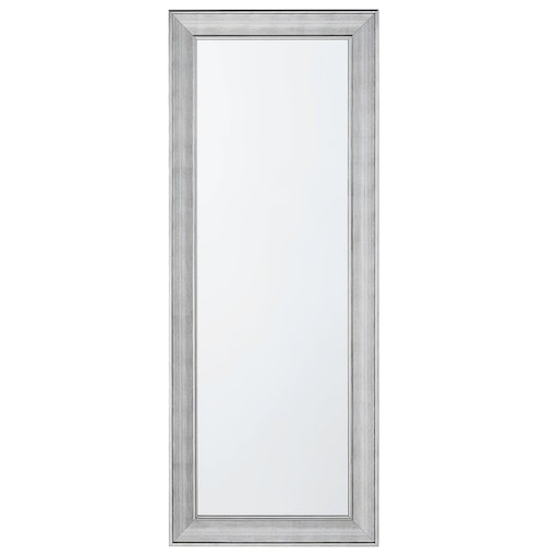 Lustro ścienne BUBRY 50 cm 130 cm Srebrny