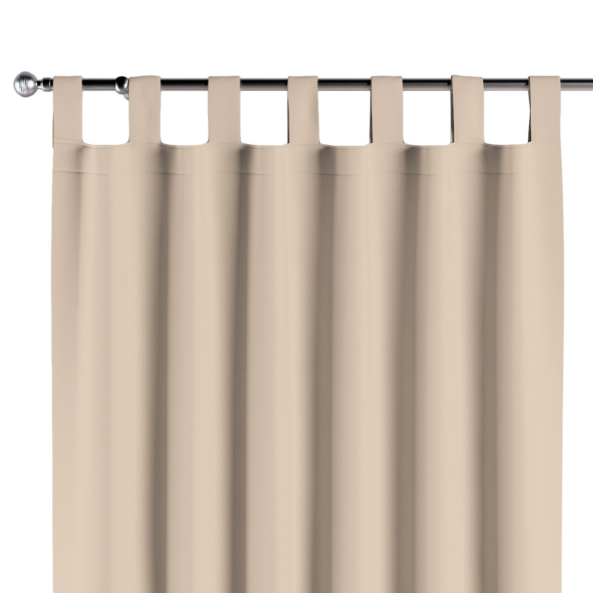 Zasłona na szelkach 1 szt. 130x245 kremowy beż