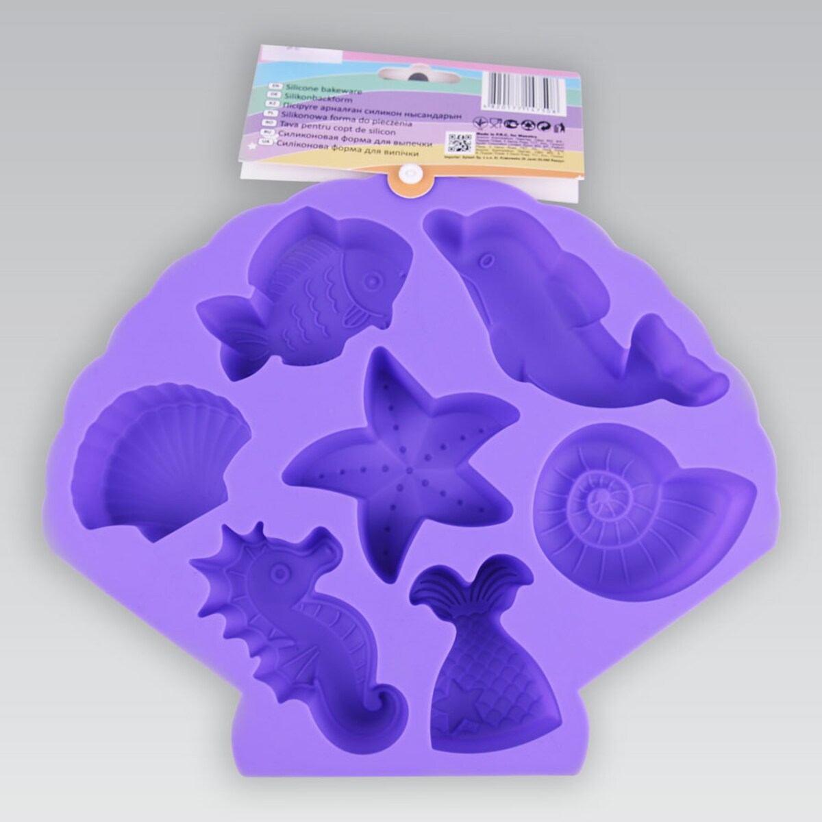 Silikonowa forma do pieczenia ciastek wzór Ryby MAESTRO MR-1055