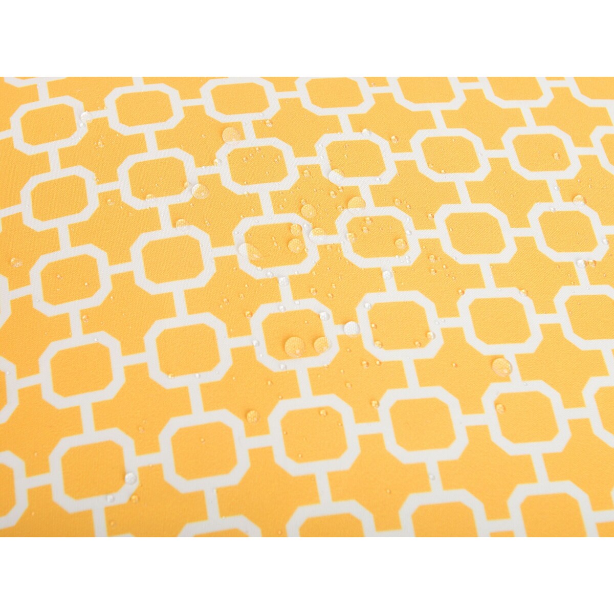 Zestaw 2 poduszek ogrodowych ASTAKOS Wzór geometryczny 40 x 40 cm Żółty