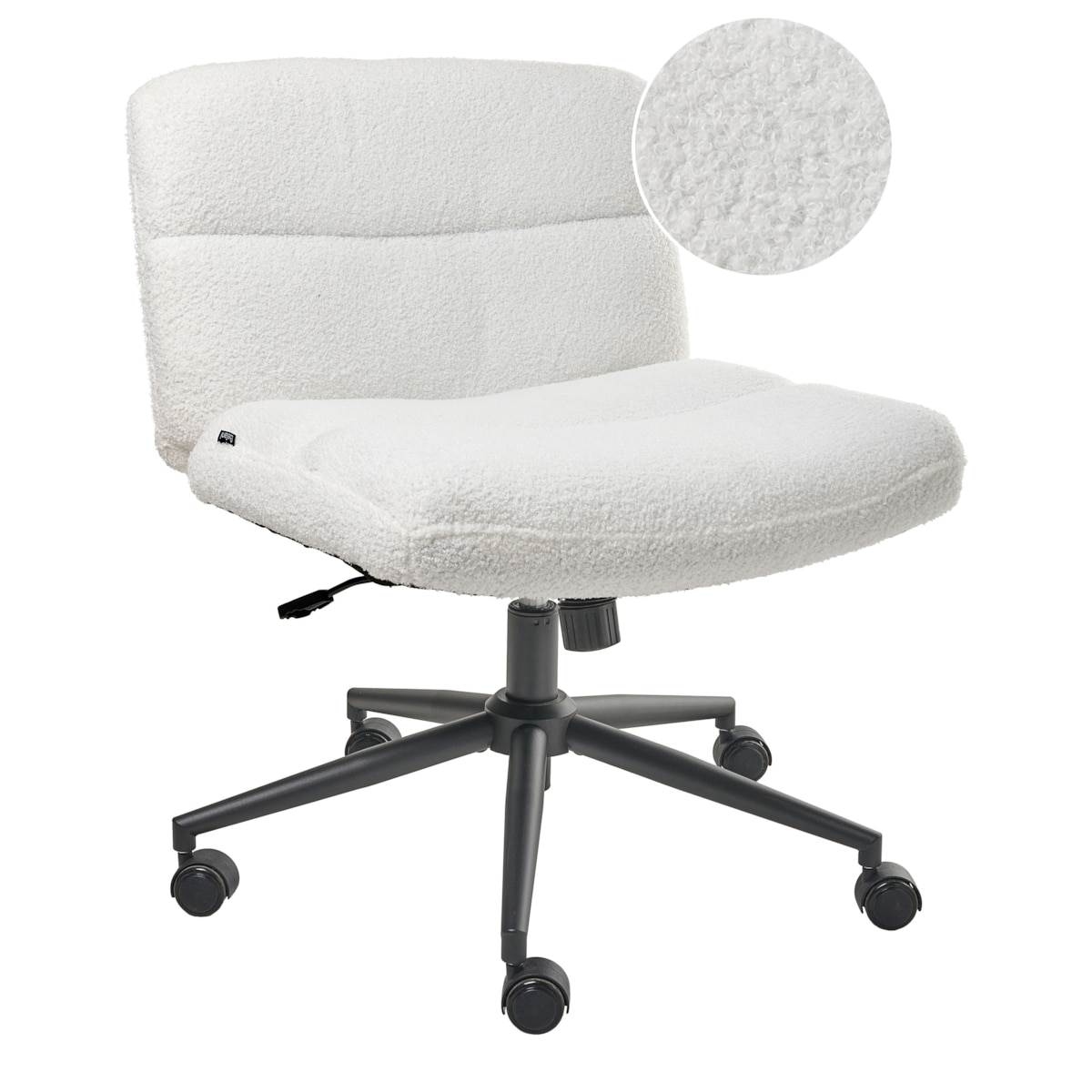 Krzesło obrotowe CATLIN Boucle Biały