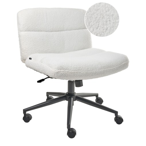 Krzesło obrotowe CATLIN Boucle Biały