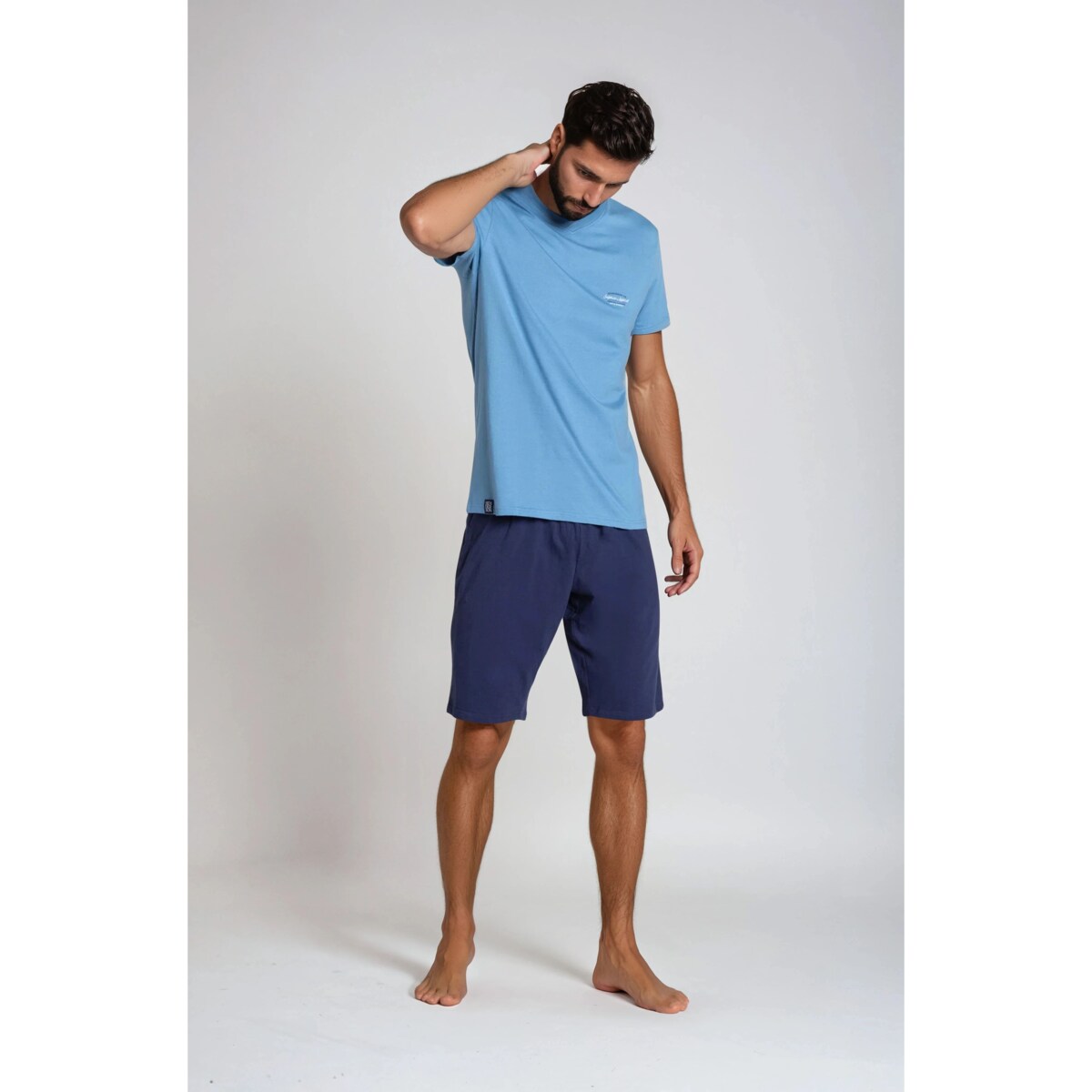 Piżama Duty 38881-95X Niebiesko-Granatowa Niebiesko-Granatowy, XXL