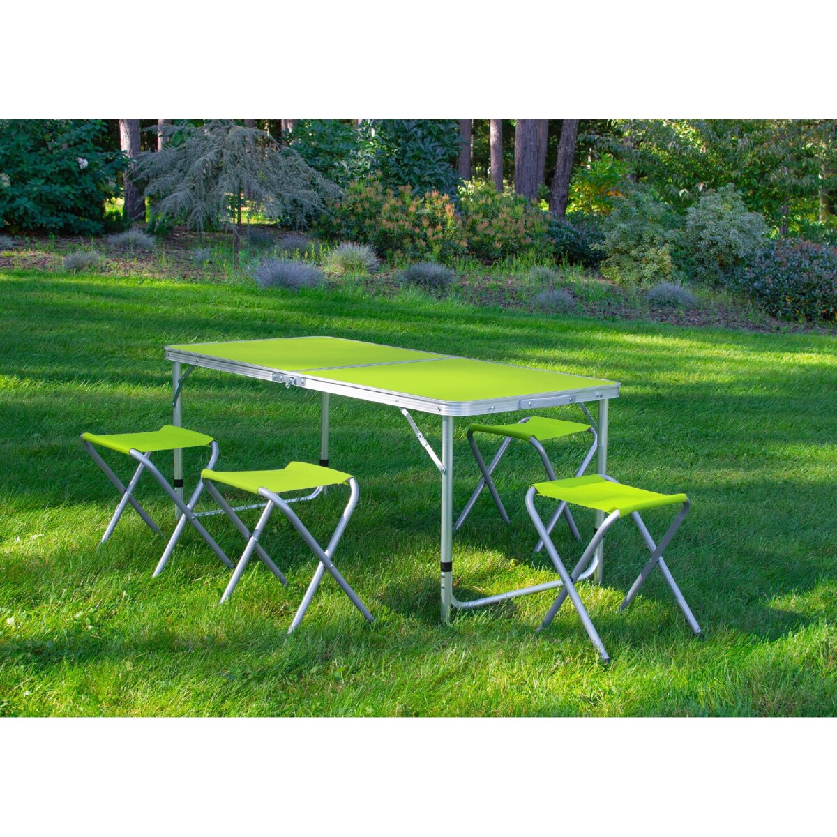 Zestaw kempingowy JUMI składany turystyczny ogrodowy walizka