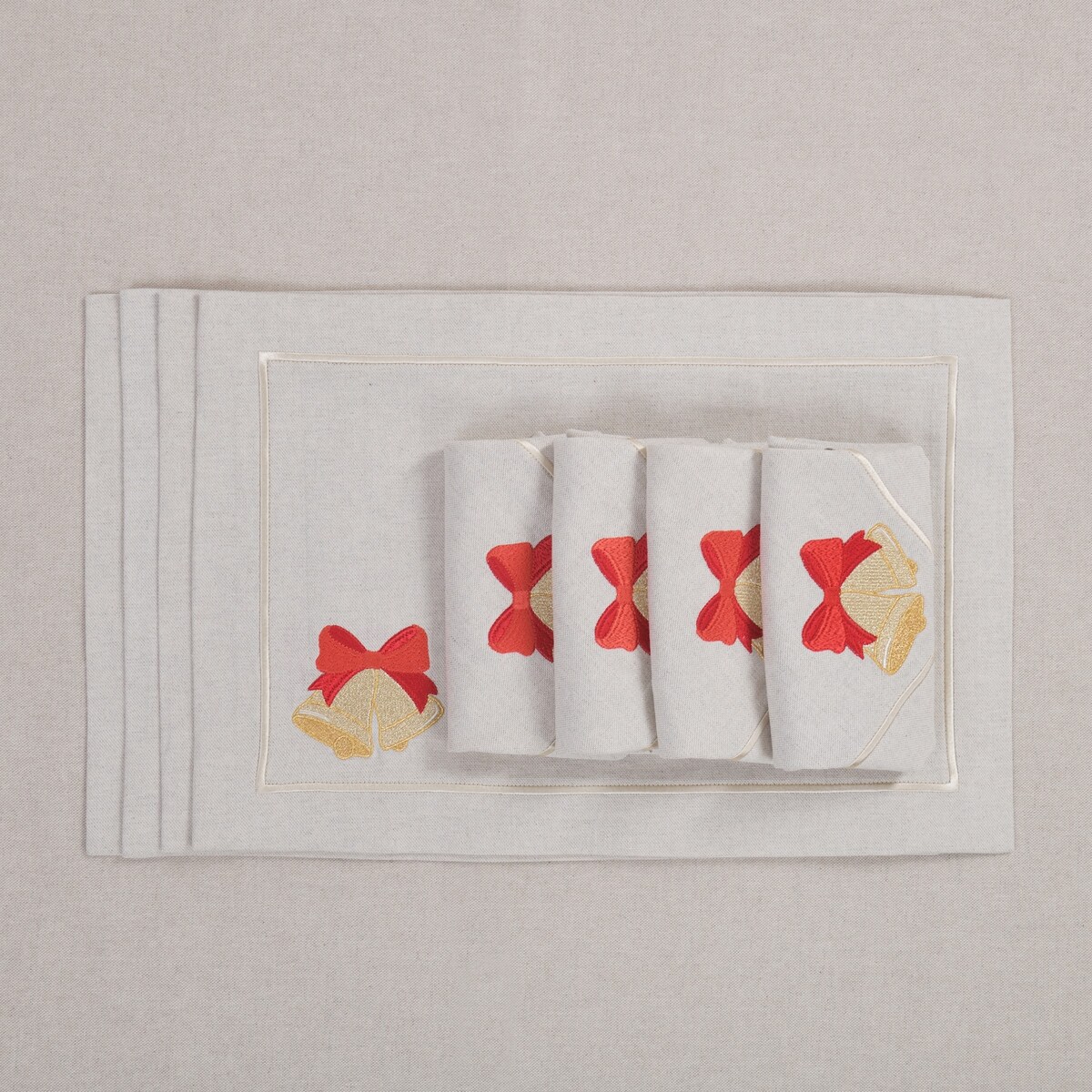 Podkładki Jingle Bells Mirha - 4 sztuki