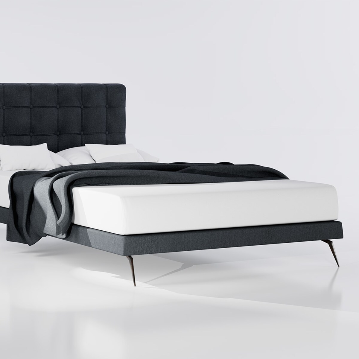 Prześcieradło białe 120x200 PAN MATERAC elastyczne bawełniane z gumką