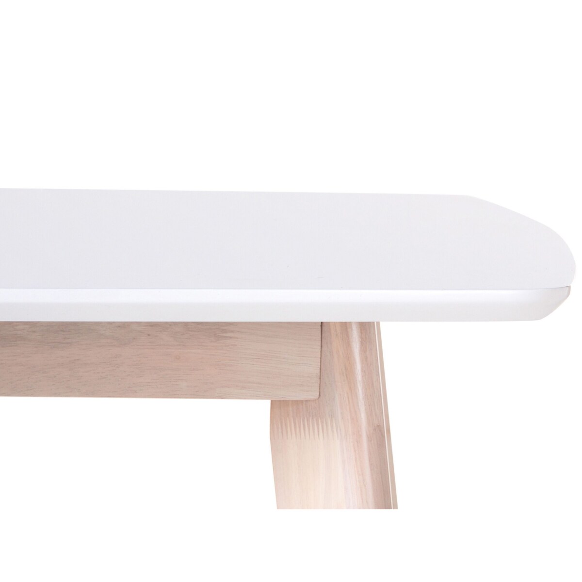 Stół do jadalni 150 x 90 cm biały SANTOS