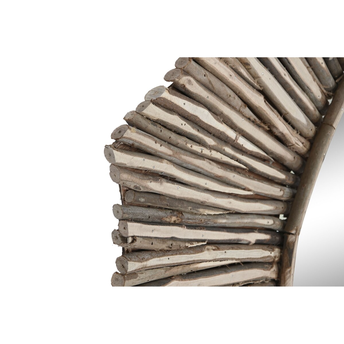 Lustro drewno eukaliptusa SUN 120 cm