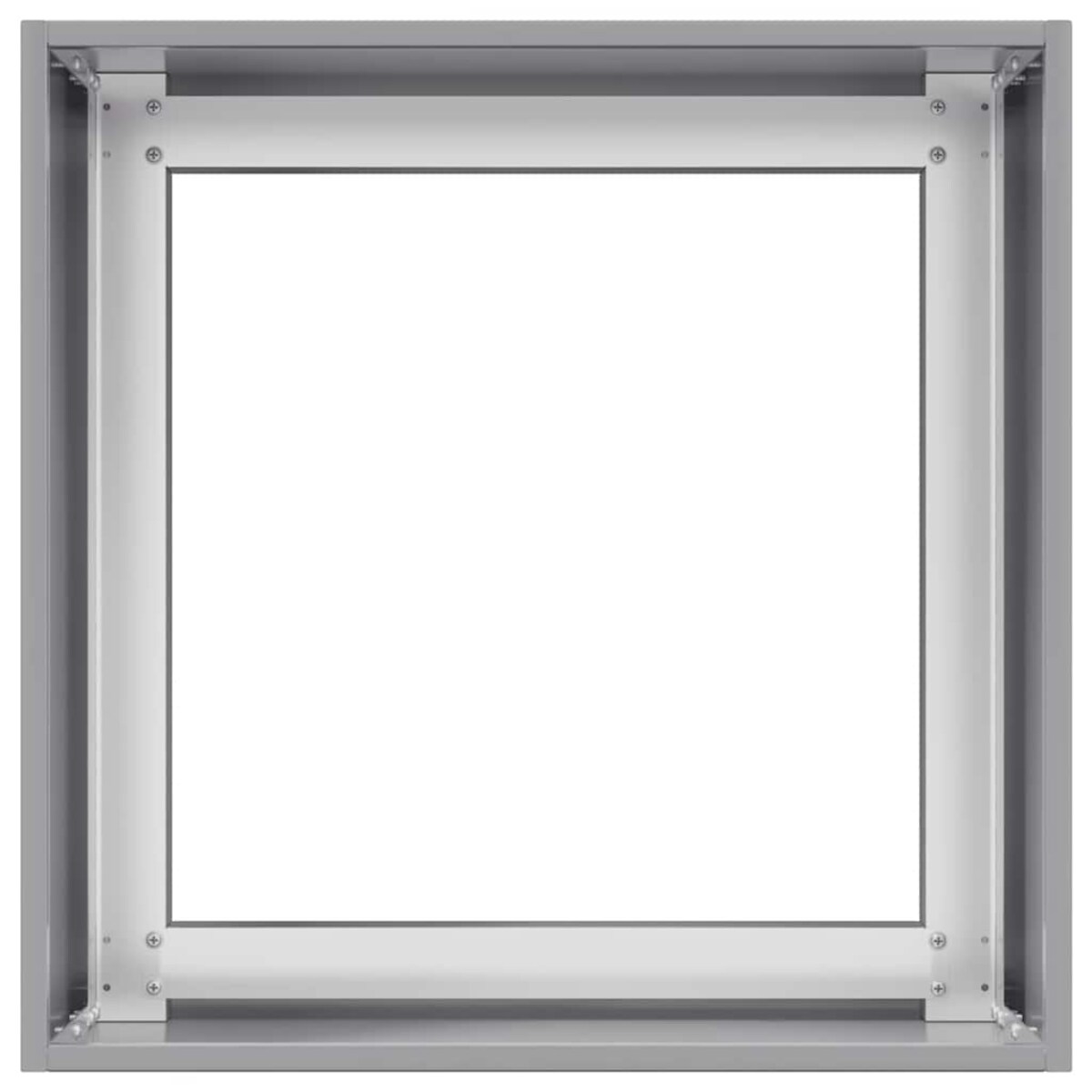 vidaXL Doniczka 40x40x40 cm Stal ocynkowana