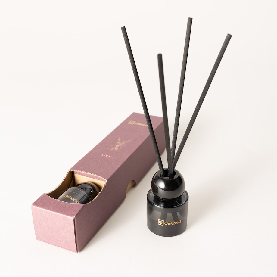 Dyfuzor zapachowy z patyczkami Liusi, 5x5x25 cm