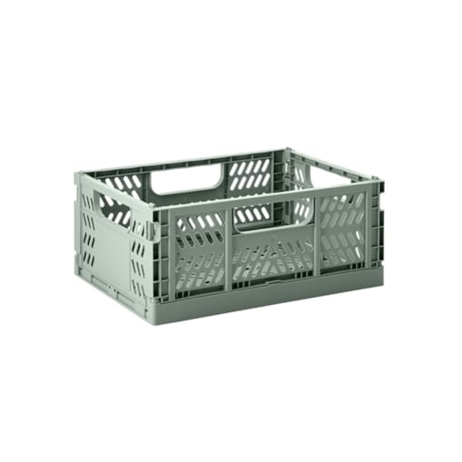 3 Sprouts Skrzynka na Zabawki Składana Medium Green