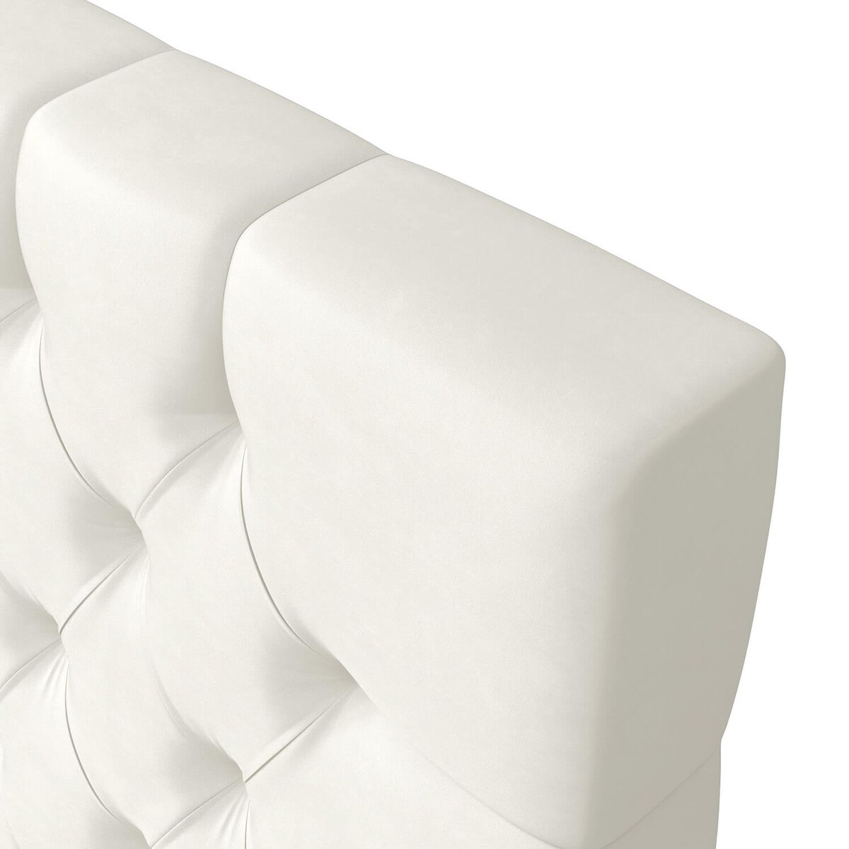 Łóżko kontynentalne ANNETTE 140x200 z pojemnikiem, Kremowy, tkanina Magic Velvet 2256