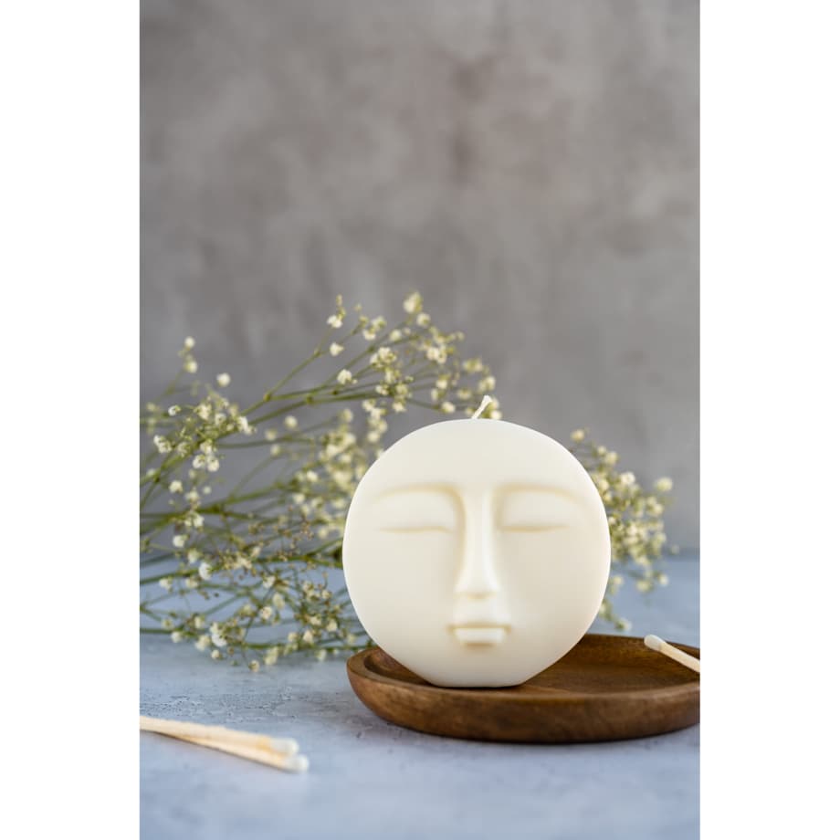 Świeca sojowa księżyc Luna, 180 g, INSPIRA