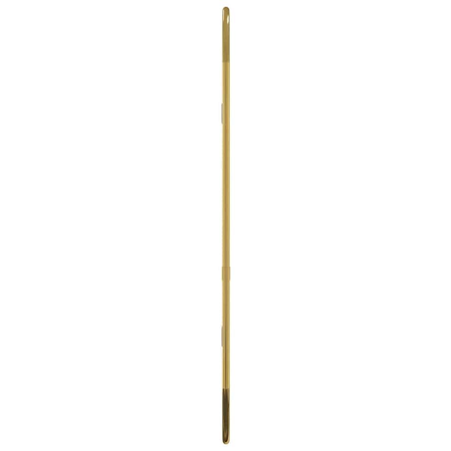 vidaXL Lustro ścienne, złote, 60x25 cm, owalne