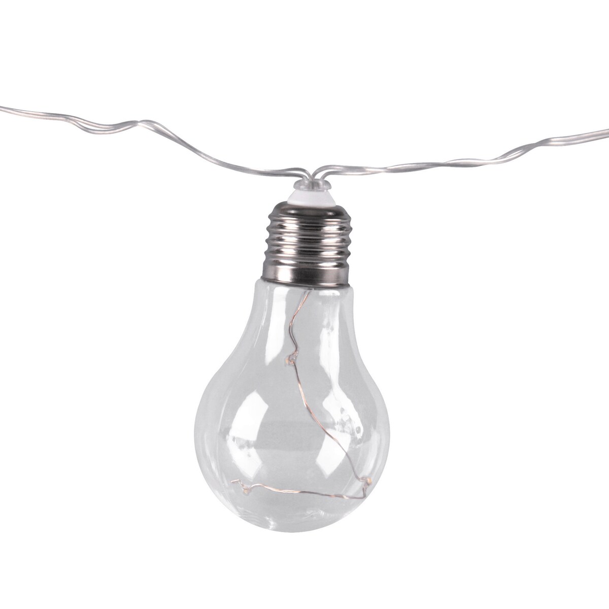 Dekoracyjna girlanda zewnętrzna 20 LED 5,3m 2,7W klimatyczna ciepła