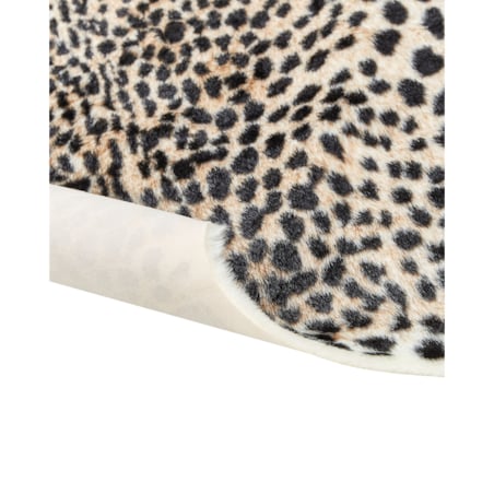 Dywan ze sztucznego futra OSSA Beżowy 150 x 200 cm