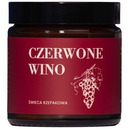 Świeca Czerwone Wino