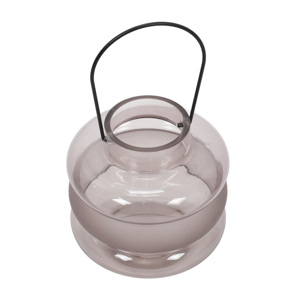 Szklany lampion na świeczkę, 20 cm