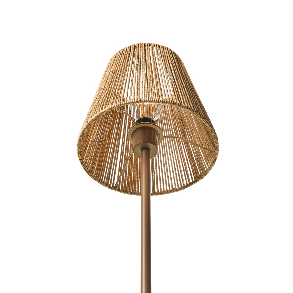 Lampa podłogowa HANGER Metal Brązowy