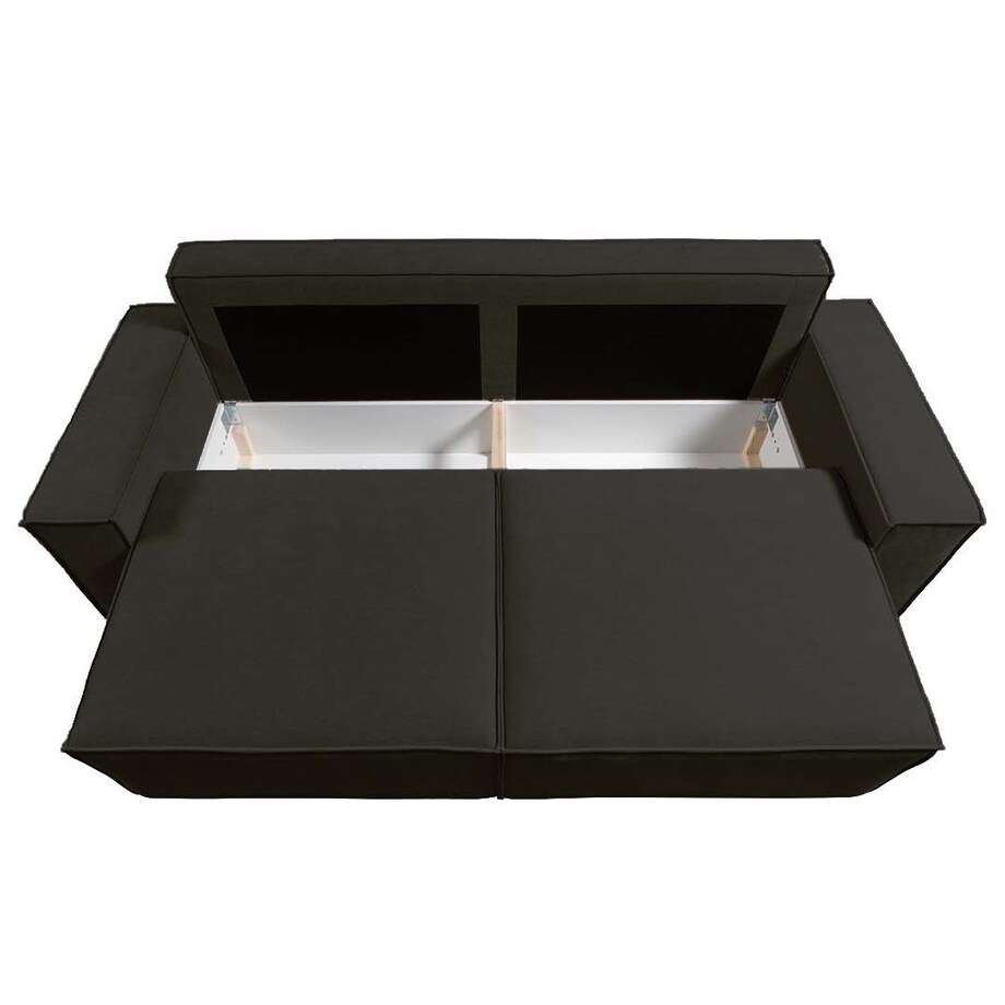 Melow 3-osobowa rozkładana sofa - antracytowa